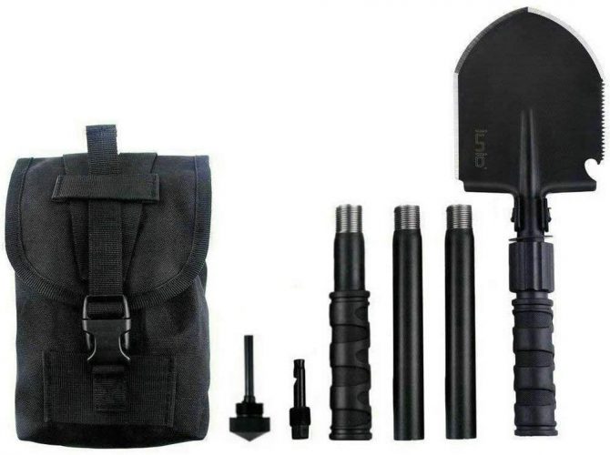iunio Portable Camping Folding Shovel