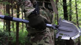 tactical survival shovel