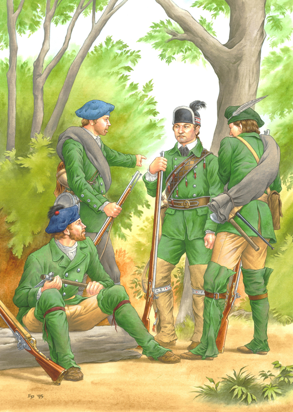 Rogers Rangers with Tomahawks