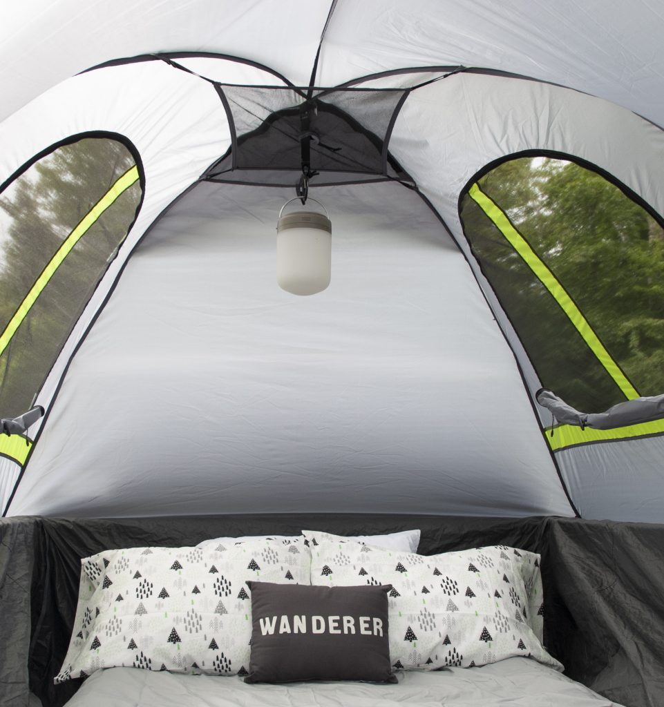 Inside Napier Truck Tent
