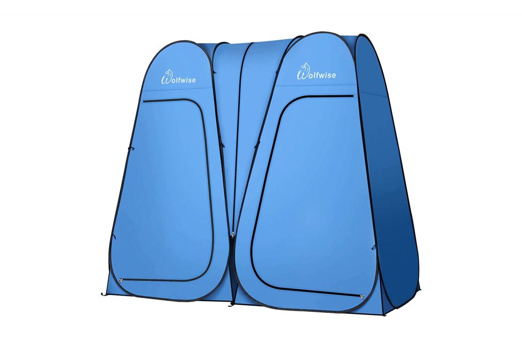wolfwise double shower tent